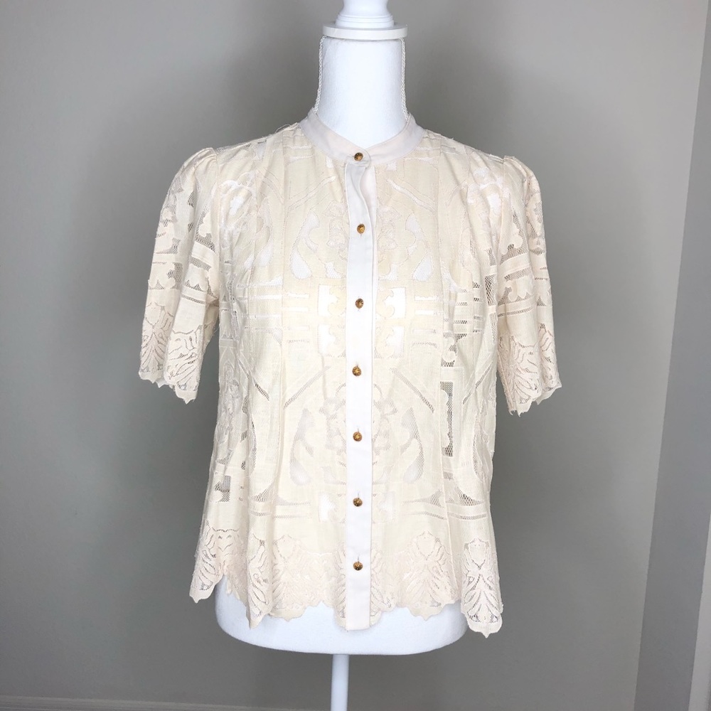 Anthropologie Floreat Lace Blouse - Picture 5 of 9